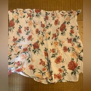 American Eagle Floral Tube Top - Picture 1 of 3