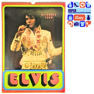 The Elvis Presley Calendar 1980 Official Danilo Vintage Collectable 42x30cm - Picture 1 of 6