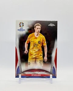 2024 Topps Chrome Euro #19 Frenkie de Jong - Picture 1 of 2