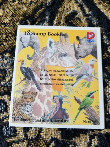 Namibia Stamp Booklet MNH - 1997 Flora and Fauna - Y197 Cover