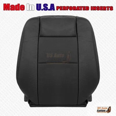 Ford Explorer Sport Trac 2007-2010 - cubierta de cuero perforado superior del conductor negra Foto 1 de 4