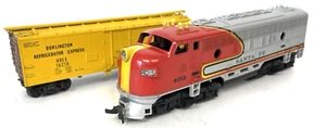 Locomotora Tyco escala HO Santa Fe 4015 Burlington Rerigerator Express #76278 - Imagen 1 de 12