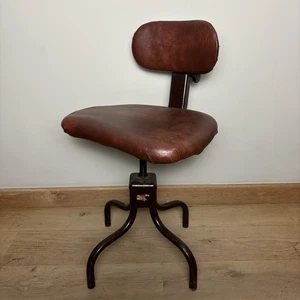 Vintage Evertaut Machinist Chair - Original Factory Engineers Stool / Chair - Picture 1 of 10
