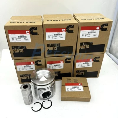 6PCS Piston & Piston Rings Kit STD for Dodge Ram 6.7 Cummins Diesel 2007-2019 - Image 1 of 4