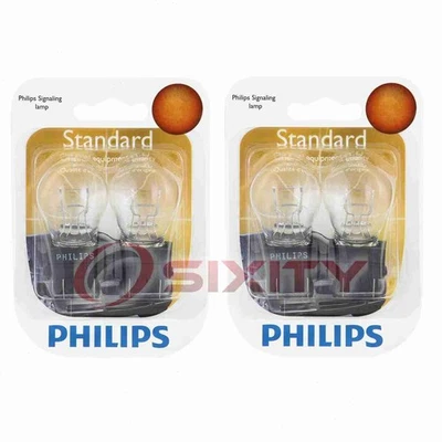 2 pc Philips Tail Light Bulbs for Buick Century Park Avenue Regal Riviera zw - Image 1 of 4