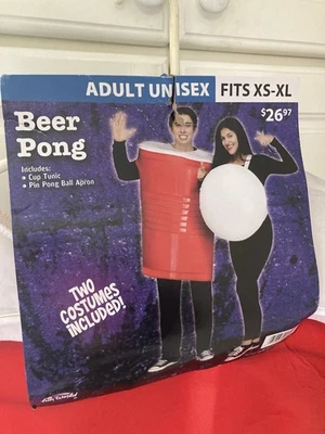 Disfraz de Halloween para Adultos Cerveza Pong Inflable 2 Piezas Frat Universitario Talla Única Nuevo con Etiquetas Foto 1 de 3