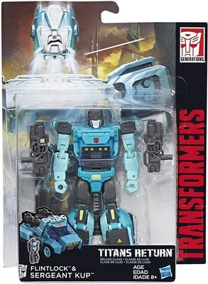 Autobot Sergeant Kup and Flintlock Deluxe Class  | Transformers Titans Return - Image 1 of 4