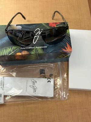 Gafas de sol polarizadas negras para hombre Maui Jim Castles 62-15-140 MJ0728S-001 $339 Foto 1 de 4