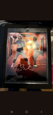 汤姆·布雷迪签名 3/5 Fanatics 8×10 卡。 — 第 1/4 张图片