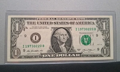 2013 Series $1 Federal Reserve Note - Birthdate Note. February 20, 1973. - Image 1 of 2