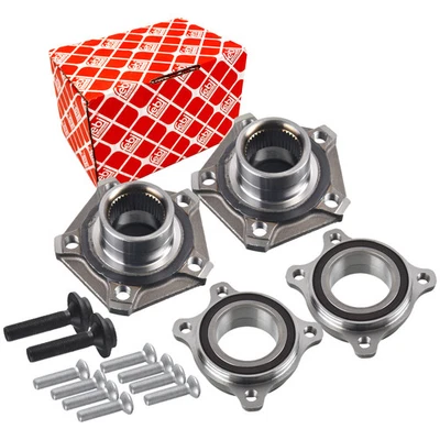 2x FEBI Radnabe + Radlager VA HA Vorne Hinten für AUDI A4 B9 A5 A6 C8 A7 A8 D5 - Bild 1 von 4