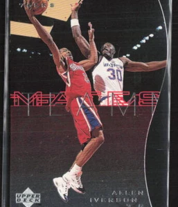 1997-98 cubierta superior #T39 Allen Iverson compañeros de equipo - Imagen 1 de 2