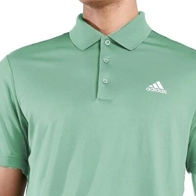 Polo Adidas Para Hombre ADVS20R772 Performance Golf Ultimate - Verde Brumoso/Talla XL Foto 1 de 4