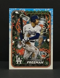 2024 Topps Holiday Baseball FREDDIE FREEMAN Los Angeles Dodgers WS MVP #H56 - Picture 1 of 2