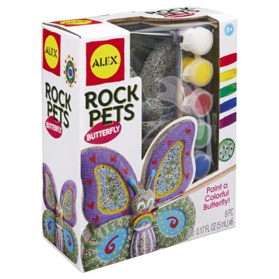 Alex Rock Haustier - Schmetterling Farbe Ein Bunter Kreativ Spielzeug Alter 8+ - Bild 1 von 4