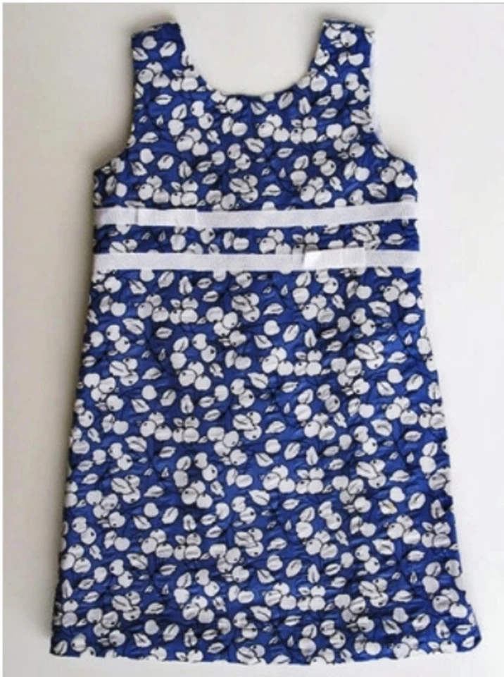NWT Plum Pudding Blue Print Dress sz 6 - Image 1 of 1