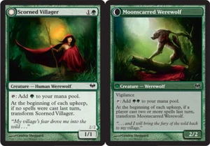 Scorned Villager // Moonscarred Werewolf NM, English MTG Dark Ascension - Picture 1 of 1
