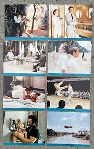 Set Of 8 “MAN WITH THE GOLDEN GUN” Movie Lobby Cards 8”x10” 1974 James Bond 007
