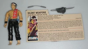 1985 Vintage G.I. GI Joe Lot 3.75 ARAH Quick Kick v1 & File Card *100% Complete - Picture 1 of 6
