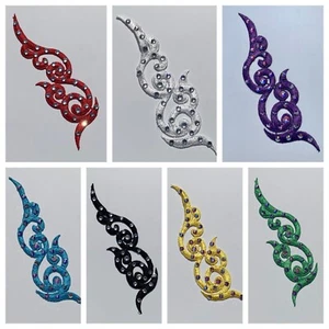 Stoned Hairpiece Hair Accessory.Diamante Dance Costume Applique. UK. Leotard - Picture 1 of 15