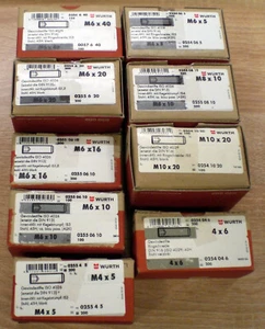 1500 Würth Gewindestifte-Madenschrauben M 4x5 bis M 10x20 - Bild 1 von 1