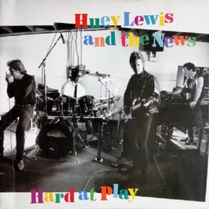 Huey Lewis & The News Hard At Play 1991 European Lp - Picture 1 of 1