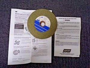 6" Metal Finishing Convolute Wheel, 1" W,1" Arbor Hole, Fine Silicon Carbide(TS) - Picture 1 of 7