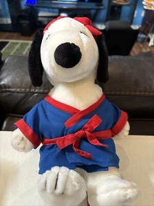 Seltener alter japanischer Snoopy Kimono & Hachimaki 12 Zoll Plüschtier - Bild 1 von 10