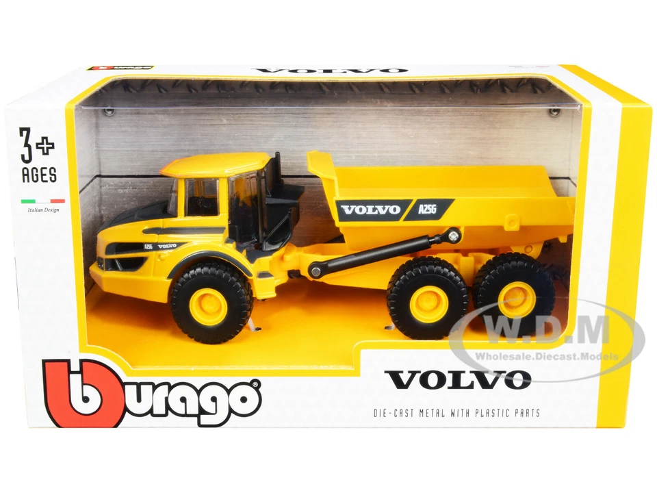 VOLVO A25G CAMIÓN ARTICULADO AMARILLO 1/50 MODELO DIECAST DE BBURAGO 32085 Foto 1 de 1