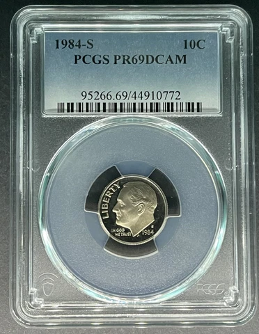 1984-S Proof Roosevelt Dime PCGS PR-69 DCAM, Buy 3 Items, Get $5 Off!! Cover