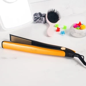 Danielle Creations 1" Ceramic Tourmaline Hair Straightening Flat Iron - Picture 1 of 12