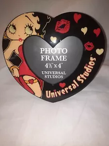 UNIVERSAL STUDIOS Betty Boop Hearts Shape Picture Photo Frame 7"x7.5" - Picture 1 of 7