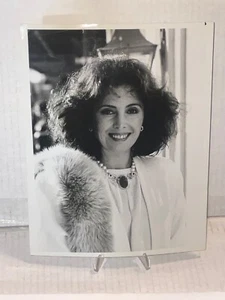FOTO DE COMUNICADO DE PRENSA BARBARA PARKINS NBC PEYTON PLACE 8x10 blanco y negro con NOTAS - Imagen 1 de 2
