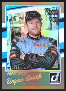 2017 Donruss Regan Smith #71 RACING Tommy Baldwin Racing /99 Gold Press Proof - Picture 1 of 2