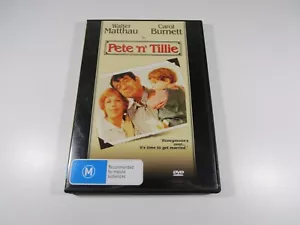 Pete 'n' Tillie DVD Region 4 PAL Movie Walter Matthau Carol Burnett - Picture 1 of 6