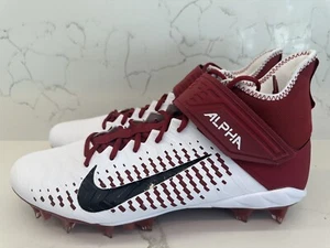 Nike Alpha Menace Pro 2 Alabama Crimson Football Cleats BV3945-106 Men’s Sz 14.5 - Picture 1 of 5