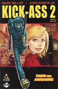 Kick-Ass 2 issue #1 Marvel Icon Comics 2010 Mark Millar John Romita Jr - Picture 1 of 2