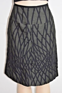 Marni Dark Green Cotton Blend Knee Length Skirt Size 8 On Sale sn - Picture 1 of 9
