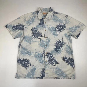 SIDEOUT Blue Floral Hawaiian Shirt , Size M - Picture 1 of 8