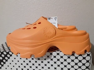 Zoccolo donna nuovo ADIDAS STELLA MCCARTNEY STELLA IF6073 ARANCIONE US W 9 - Foto 1 di 9