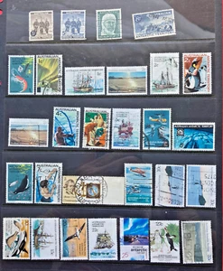 AUSTRALIAN AAT STAMPS - MIXED LOT - EARLY PRE-DECIMAL/DECIMAL - FINE USED - Bild 1 von 1