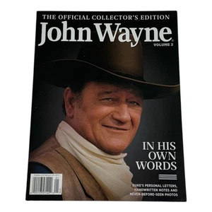 John Wayne The Official Collectors Edition Volume 2 In His Own Words Magazine - Imagen 1 de 2