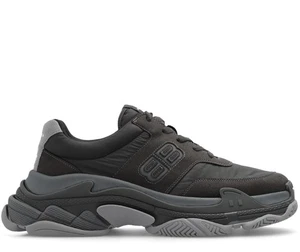 BALENCIAGA TRIPLE S BB LOGO SNEAKERS HERREN SCHUHE 710157W3CU41819 - Picture 1 of 6