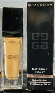 Givenchy Liquid Foundation Matissime Velvet Spf 20 #10 Mat Mocha New in Box - Picture 1 of 1