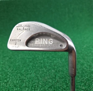 Ping Karsten I Black Dot 7 Iron Toe Heel Balance Steel Shaft 37.5"Stiff RH - Picture 1 of 14