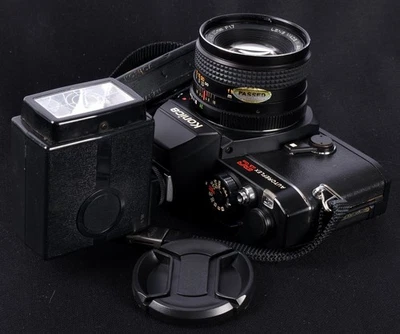 Konica Autoreflex TC Mechanical 35mm Film SLR c/w AR 50mm f/1.7 Lens & 518B Kit - Image 1 of 4