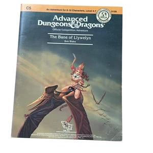 AD&D The Bane of Llywelyn Adventure Modul C5 TSR 1985 9109 - Bild 1 von 9