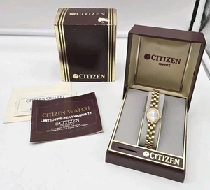 Vintage Ladies Citizen 3220-S75389-HS0 Quatz Watch New In Box - Picture 1 of 9