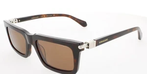 Salvatore Ferragamo SF2015S-242 Sonnenbrille dunkles Schildpatt-Gestell braune Gläser NEU - Bild 1 von 1