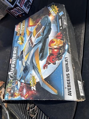 Marvel Avengers Quinjet Iron Man Figura 2 Misles de Lanzamiento 2 Modos Hasbro NUEVO EN CAJA Foto 1 de 4